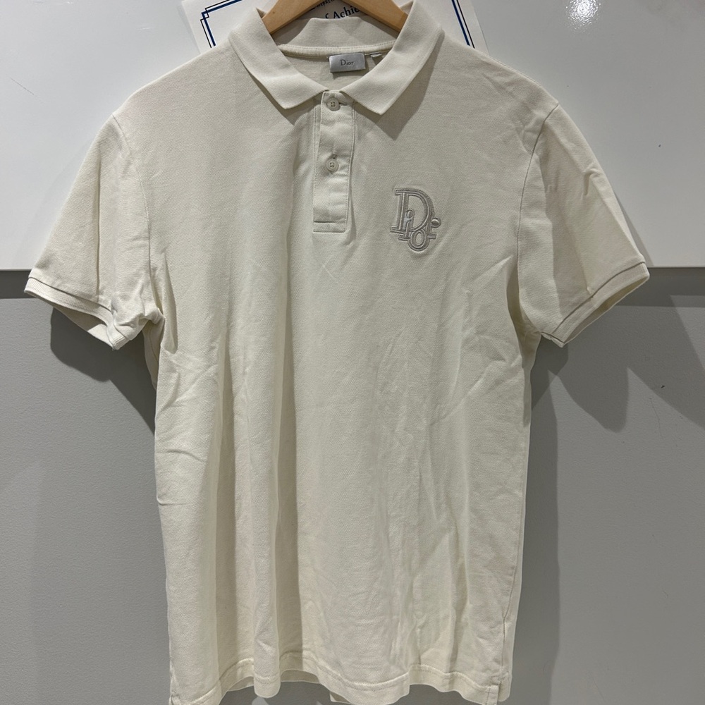 Dior Off-White Polo Shirt for Men